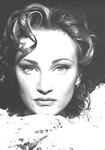 photos of singer Patricia Kaas and physiognomy of a human face